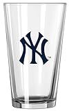 MLB Team Logo 16oz Pint Glass (New York Yankees)