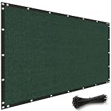 mychoiii Privacy Screen 6ft x 100ft Dark Green HDPE Fence 90% Blockage
