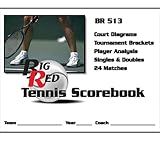 Big Red Tennis Scorebook