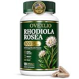 OVEXLIO Rhodiola Rosea Supplement 600mg, 120 Capsules
