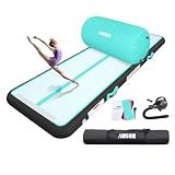 AWSUM Inflatable Gymnastics Mat with Air Roller Barrel Tumbling Equipment