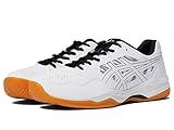 ASICS Men's Gel-RENMA Indoor Shoe, 10, White/Black