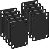 Outus 10 Pieces 3 mm Skateboard Riser Shock Pads Longboard Rise Mats Skateboard Shock Mat Soft Longboard Shockpads