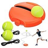 Toddmomy Trainer Rebound Ball with String, Solo Tennis Ball Portable Tennis Rebounder Kit Self Training Badminton Kit for Beginners Sport Exercise