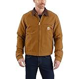 Carhartt Men's Relaxed Fit Duck Blanket-Lined Detroit Jacket-Carhartt Brown-X-Large