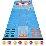 Tabletop Shuffleboard Games Table Curling Family Game Set for All Ages 47"