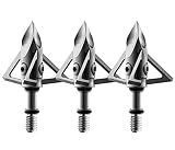 Ramcat Fixed Broadheads (Diamondback - 100 Grain, 3 Pack),Silver