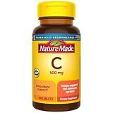 Nature Made Vitamin C 500 mg Tablets for Daily Immune Support, 100 Count