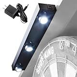 Viper Shadow Buster LED Dartboard Light - Cabinet-Mounted Dartboard Illumination System with Energy-Efficient LEDs, with AC Adapter
