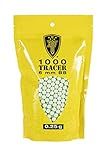 Elite Force Tracer BBS Glow-in-The-Dark Premium 6mm Airsoft BBS Ammo, 1000 Count, 0.25 Gram, One Size