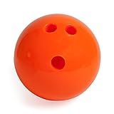 Champion Sports Rubberized Plastic Bowling Ball - 3 LB Orange