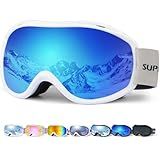 Supertrip Ski Goggles Men Women Anti-Fog Snow Goggles UV Protection Snowboard Goggles for Adult Youth