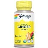 SOLARAY Organic Ginger Root 540 mg, 100 VegCaps