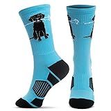 ChalkTalkSPORTS Lacrosse Performance Crew Socks - Youth Dog & Mid-Calf Socks