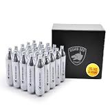 Guard Dog Security 8 Gram / 12 Gram Co2 Cartridges, Non-Threaded for BB Gun, BB Pistol, Airsoft Pistol, and Paintball Markers, Snug fit, Solid Seal