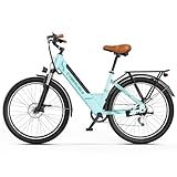Cybervelo 1000 Peak Electric Bike for Adults,up 80 Miles Removable Battery Ebike, 26" Electric E Bike with 7-Speed,Adult Electric Bicycles for Commute Beach Snow Womens/Man All Terrain