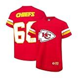 Ultra Game NFL Official Youth Super Soft Game Day Mesh Jersey Shirt, Kansas City Chiefs, Team Color, 8