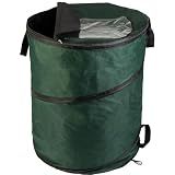 Wakeman Pop Up Outdoor Trash Can, Green, 46 Gallon