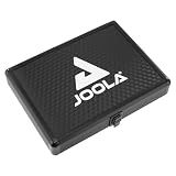 JOOLA Aluminum Table Tennis Racket Case with Ball Storage (Black)