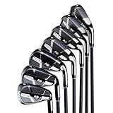 Precise A9 Golf Iron Set – 7 Clubs (5–SW) | Right Hand | Project X Cypher Graphite Shafts & Dual-Compound Grips | Regular Flex, Regular Size | Premium Lightweight Performance