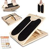 3-in-1 Slant Board & 180°/360° Balance Board, 300 LBS Capacity Calf Stretch