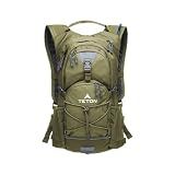 Teton Oasis Hydration Backpack – Lightweight Water Pack with Bladder for Hiking, Running, Cycling, Biking – 18L/22L Sizes – Sewn-in Rain Cover – Fits Men and Women
