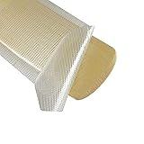 Pack of 2 Piece Transparent Cricket Bat Sheets Clear Anti Scuff Cricket Bat Care Sheet for Bat Protection and Longevity