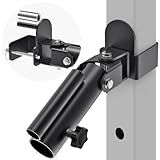 SELEWARE T Bar Row Landmine Attachment for 3" x 3" Power Rack with 5/8" or 1" Hole - Versatile Fit for 1" Standard Bar and 2" Olympic Bars, Free Swivel Heavy Duty Structure