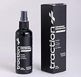 Traction+ Premium Shoe Grip Spray – Trusted by Collegiate & Pro Athletes | Restores Squeaky Court Traction | Natural, Odorless Anti-Slip Spray for Basketball, Volleyball & Pickleball