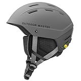 OutdoorMaster MIPS Ski Helmet - Kelvin II MIPS Snow Sport Helmet Snowboard Helmet for Men Women & Youth