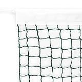 Aoneky Badminton Net for Backyard Games, 20 ft x 2.6 ft Outdoor Nylon Net, Easy Setup for Family Fun, Pool Volleyball, and Garden Play, Includes Tie Cords (Green)