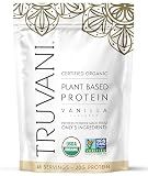 Truvani Organic Plant Based Protein Powder | Vanilla | 18 Servings
