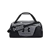 Under Armour Unisex-Adult Undeniable 5.0 Duffle, Pitch Gray Medium Heather (012)/Black, Medium