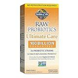 Garden of Life Raw Probiotics for Women and Men with Digestive Enzymes, 100 Billion CFU, Clinically Studied Strains, 30 Capsules