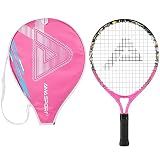 AMA SPORT Kids Tennis Racket for Junior Toddlers Starter Kit 17-25" for Girl Pink and Boy Yellow with 420D Nylon Shoulder Strap Bag, Graffiti Pink 17"