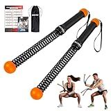 COCTN Weighted Ropeless Battle Ropes, Heavy Duty Portable Cordless Battle Ropes for Home Gym with Poster, Exercise Ropes for Strength Building, Cardio Fitness, Workout Equipment for Low-Impact Workout