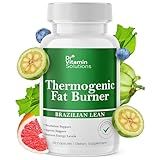 Thermogenic Fat Burner Brazilian Lean, Weight Loss Pills for Women, Waist Trimmer & Supplements for Bloating for Women & Men, 60 Capsules