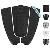 Surf Squared 3-Piece Surfboard Traction Pad – Arch, Flat & Front Options for Max Grip – Strong 3M Adhesive – Fits Shortboards, Fish, Longboards, SUPs & Skimboards – Stomp or Deck Pad