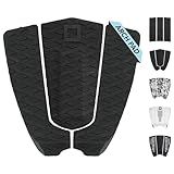 Surf Squared 3-Piece Surfboard Traction Pad – Arch, Flat & Front Options for Max Grip – Strong 3M Adhesive – Fits Shortboards, Fish, Longboards, SUPs & Skimboards – Stomp or Deck Pad