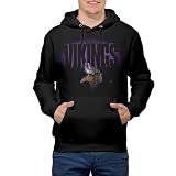 FOCO Minnesota Vikings NFL Mens Floodlight Hoodie - Black - L