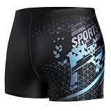 361º Jammers Swimsuit for Men,Competition Lap Swim Suit, Square Leg Endurance Training for Beach Holiday