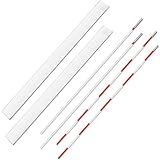 Shappy 4 Pcs Volleyball Antenna Pole Set Volleyball Training Equipment Beach Sports Indoor Outdoor Accessories Fiberglass Collapsible Referee Antennae Poles with Sleeve