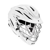 STX Aero Lacrosse Helmet - White, Silver Mask