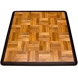 SnapLock Portable Dance Floor Kit, 3'x3', Oak Finish, 9 Sq Ft