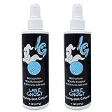 Lane Ghost Bowling Ball Cleaner Spray Kit - 2 Pack - USBC Approved - Oil, Scuff, and Belt Mark Cleaner - Restores Tack and Prolongs Lifespan of Ball