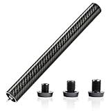 KONLLEN Carbon Fiber Pool Cue Extension with 3 Rear-End Bumpers