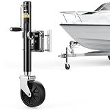 KYX Boat Trailer Jack, 1500 lbs Swivel Bolt-on Trailer Jack with 8" Wheel