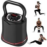 ERGOLIFE 6.5LB-40LB Adjustable Kettlebell Set, 6-in-1 Quick Weight Change, Space-Saving Weight Set for Home Gym Strength Training for Men and Women