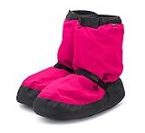 Bloch Girls Warm Up Dance Booties, Lightweight Ballet Slippers, PVC Sole