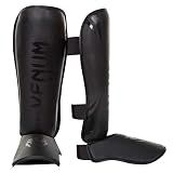Venum Challenger Standup Shinguards, Black/Black, Medium